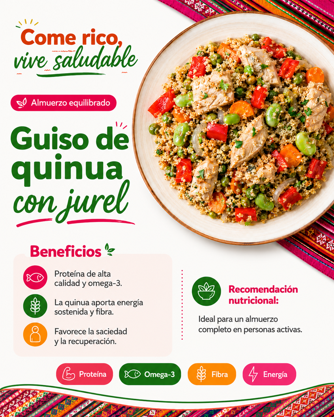 Guiso de Quinua con Jurel